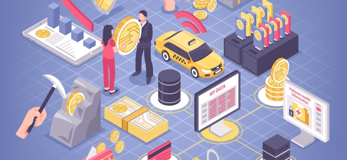 Cryptocurrency Differ from Traditional Banking Designed by Freepik