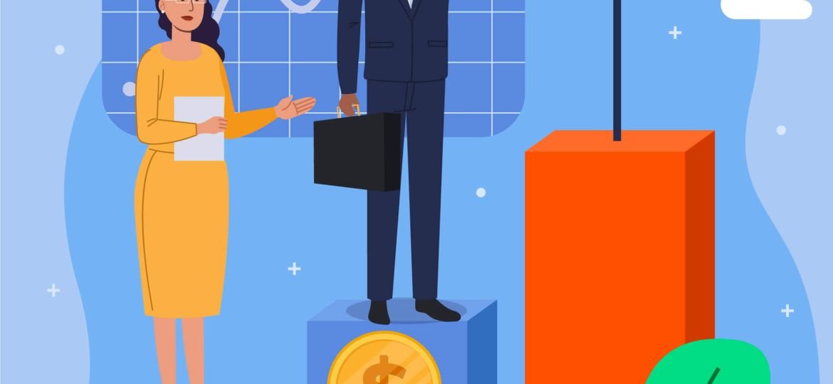 What's the Difference Between Active and Passive Investment Strategies - design by freepik